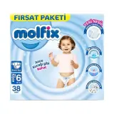 Molfix 3D XL Bebek Bezi 38 Adet