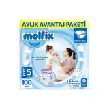 Molfix Junior Bebek Bezi 100 Adet