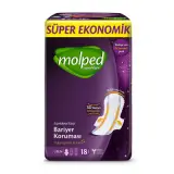 Molped Super Night Süper Ekonomik Uzun Ped 18 Adet