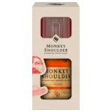 Monkey Shoulder Blended Malt Whisky mit Tumbler Glas 0,7l