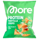 More Protein Tortilla Chips Sour Cream & Onion 50g