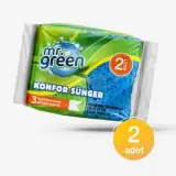 Mr. Green Selülozik Bulaşık Süngeri 2 Adet