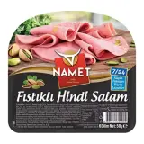 Namet Fıstıklı Dilimli Hindi Salam 50 g