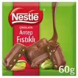 Nestlé Antep Fıstıklı Sütlü Kare Çikolata 60 g