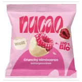 Nucao Bio Weiße Crunchy Himbeeren 50g