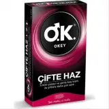 Okey Çifte Haz Prezervatif 10'Lu