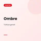 Ombre Türkiye geneli · teklif aralığı