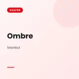 Ombre İstanbul · teklif aralığı