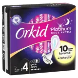 Orkid Platinum Gece Extra Hijyenik Ped 5 Adet
