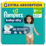 Pampers Baby-Dry Windeln Gr.6+ 14-19kg 32 Stück