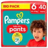 Pampers Baby-Dry Windeln Pants Gr.6 14-19kg 40 Stück