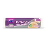 Parex Büzgülü Çöp Torbası Vanilya Orta Boy 15 Adet
