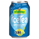 Pfanner Eistee Lemon Sparkling Zero 0,33l