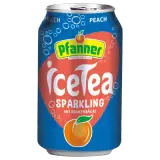 Pfanner Eistee Pfirsich Sparkling 0,33l