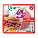 Pınar Aç Bitir Dana Macar Salam Büyük Dilim 50 g