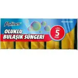Poliner Oluklu Bulaşık Süngeri 5 Adet