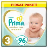 Prima Premium Care 3 Numara 96 Adet