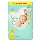 Prima Premium Care Eko 2 Beden Bebek Bezi 60 Adet