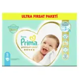 Prima Premium Care Fırsat Paketi 5 Beden Bebek Bezi 74 Adet