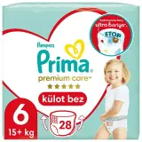 Prima Premium Care Külot Bez 6 Beden 15+ Kg 28 Adet