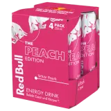 Red Bull Energy Drink Peach Edition White Peach 4x250ml