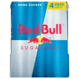 Red Bull Energy Drink Zuckerfrei 4x0,25l