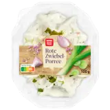 REWE Beste Wahl Frischkäse Rote Zwiebel-Porre 100g