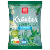 REWE Beste Wahl Kräuter Bonbons zuckerfrei 125g