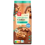 REWE Beste Wahl Triple Chocolate Cookies 200g
