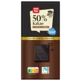 REWE Beste Wahl Zartbitterschokolade 50% Kakao 100g
