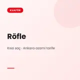 Röfle Kısa saç · Ankara · oda azami tarifesi, 1. sınıf
