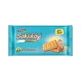 Saklıköy Sütlü Kremalı Bisküvi 4x100 g
