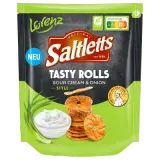 Saltletts Tasty Rolls Sour Cream & Onion Style 130g