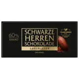 Schwarze Herren Schokolade Edelbitter Original 100g