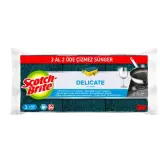 Scotch-Brite Klasik Çizmez Tırnak Koruyucu Sünger 3 Adet