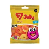 Seven Stick Şeftalili Halka Yumuşak Şeker 100 g