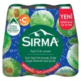 Sırma C+ Tuzlu Yeşil Erik Aromalı Maden Suyu 6x200 ml