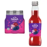 Sırma Karma Karadut/Kiraz Çiçeği Vişne Aromalı Maden Suyu 250 ml