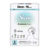 Sleepy Bio Natural Süper Eko Gece Hijyenik Ped 16 Adet