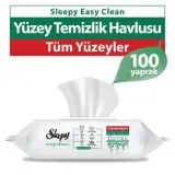 Sleepy Çamaşır Sulu Yüzey Temizlik Havlusu 100 Adet