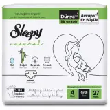 Sleepy Natural Jumbo Maxi Bebek Bezi 27 Adet