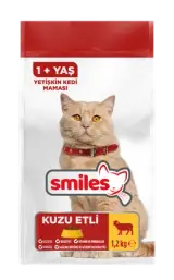 Smiles Kuzu Etli Yetişkin Kedi Maması 1,2 Kg