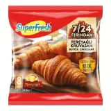 Superfresh 7/24 Fırından Tereyağlı Kruvasan 360 g