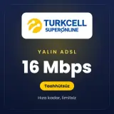 Superonline Yalın ADSL 16 Mbps'ye kadar taahhütsüz