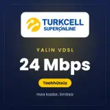 Superonline Yalın VDSL 24 Mbps'ye kadar taahhütsüz