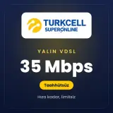 Superonline Yalın VDSL 35 Mbps'ye kadar taahhütsüz