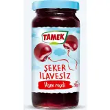 Tamek Stevialı Şeker İlavesiz Vişne Reçeli 290 g