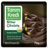 Tarım Kredi Bitter Antep Fıstıklı Kare Çikolata 70 g