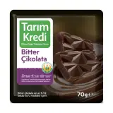 Tarım Kredi Bitter Kare Çikolata 70 g