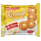 Tempo Muz Kremalı Bisküvi 4'lü 300 g